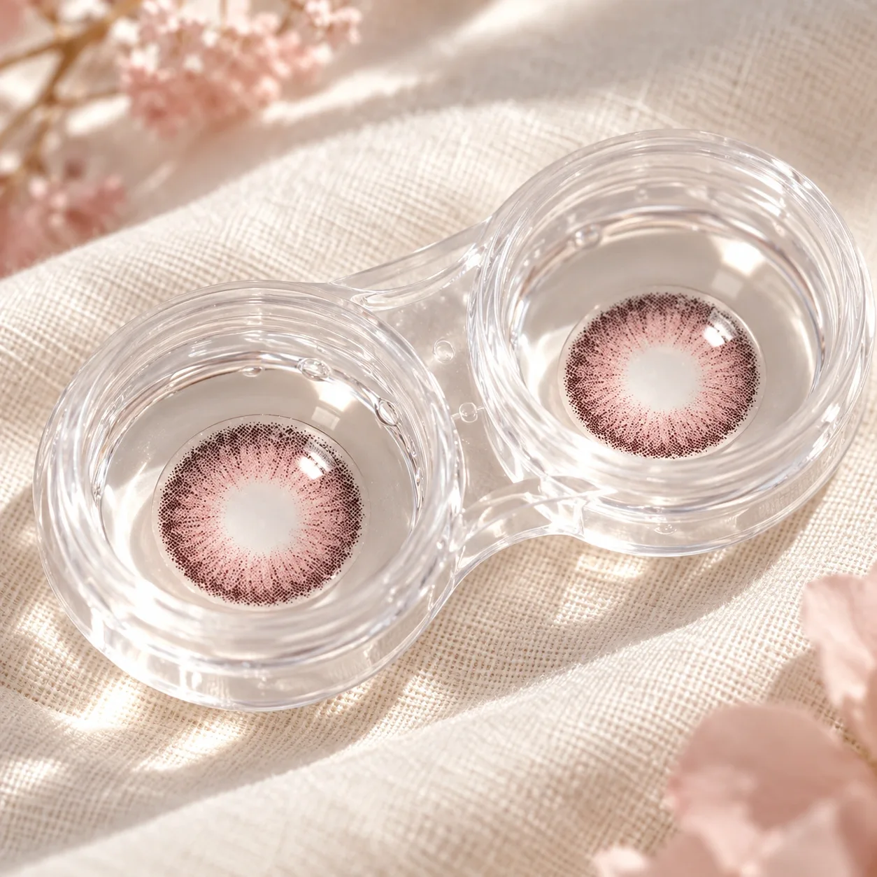 NOVA EYE Flipped Pink Monthly Colored Contact Lenses ピンク マンスリー カラコン 5