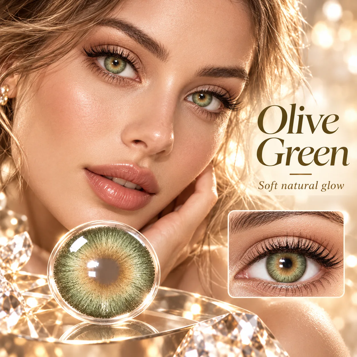 ClearDay Air Green Daily Colored Contact Lenses Green Daily colour contact lenses 3