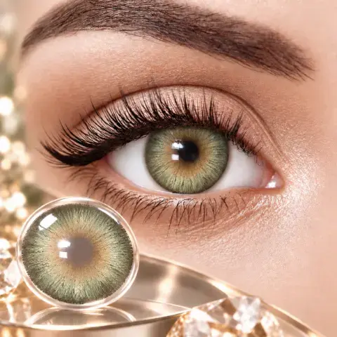 NOVA EYE After School Green Daily Colored Contact Lenses Green Daily colored contact lenses 3