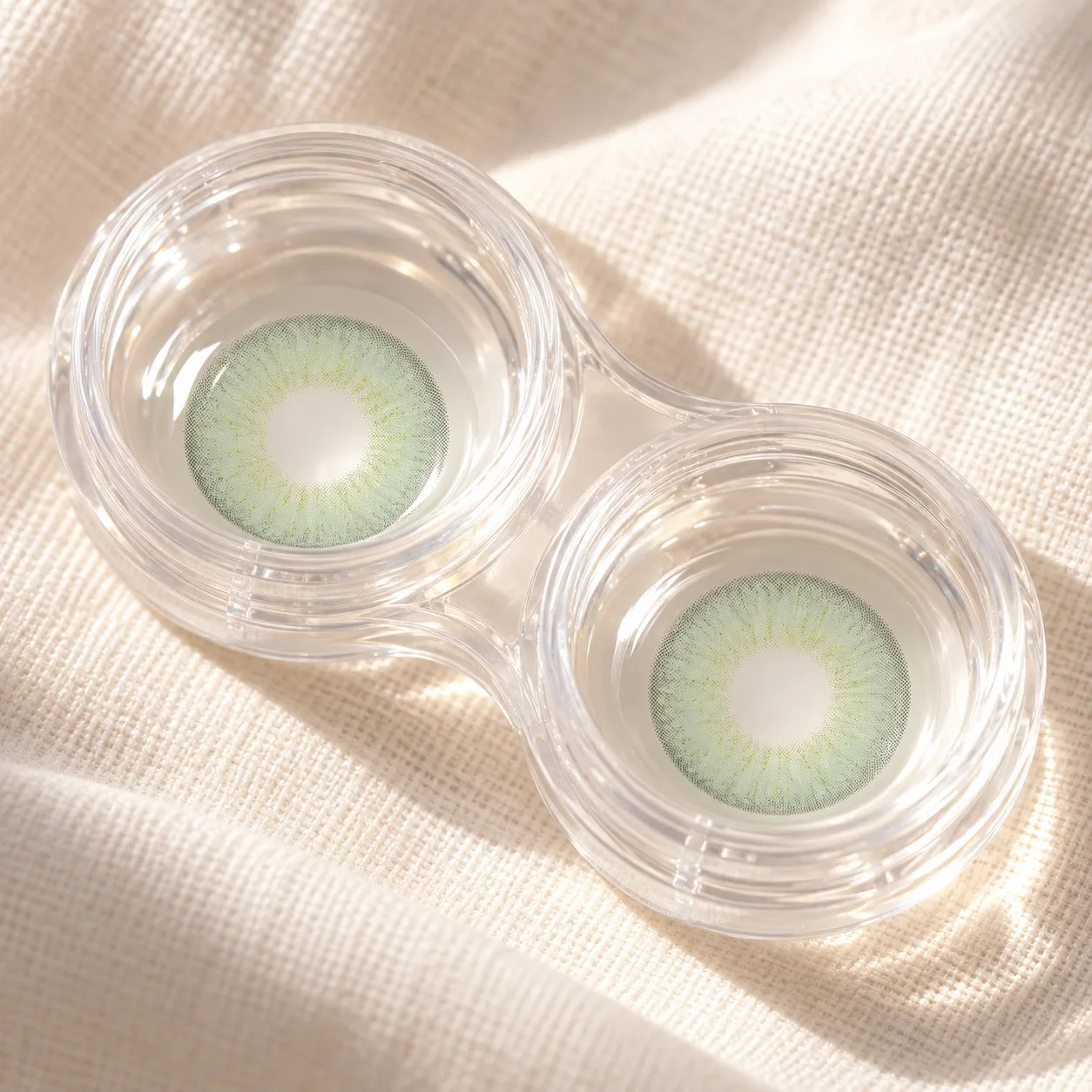 Lensora Studio Island Green Monthly Colored Contact Lenses グレー マンスリー カラコン 5
