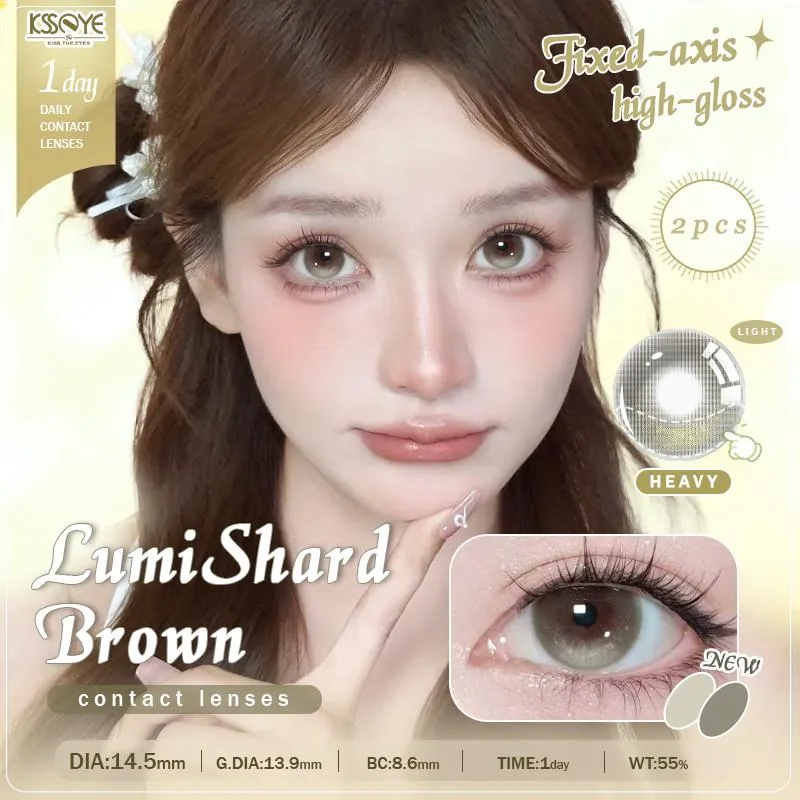 Lensora Studio Island Green Grey 日常的 farbige Kontaktlinsen