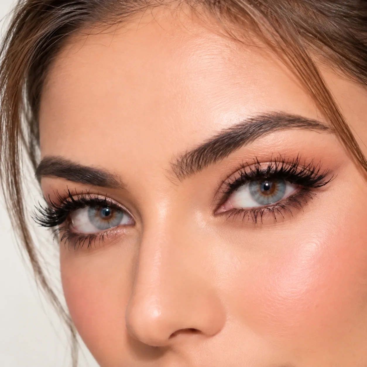 NOVA EYE Flipped Blue Monthly Colored Contact Lenses Green Monatslinsen farbige Kontaktlinsen 2