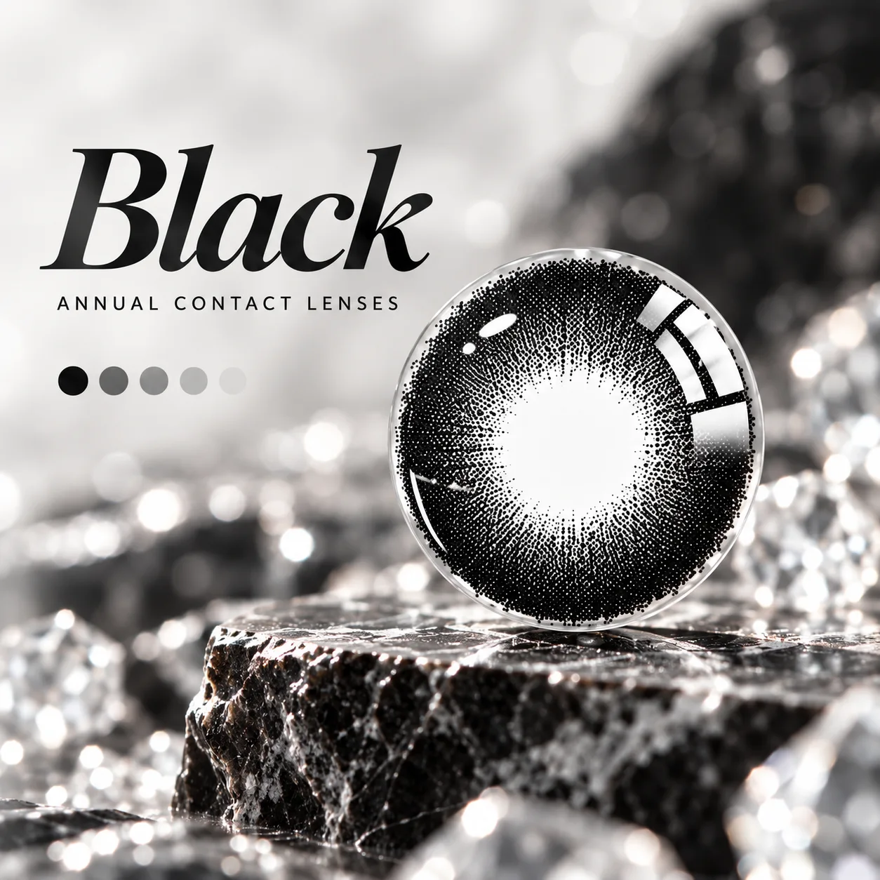 ClearDay Air Black Daily Colored Contact Lenses Black Daily colored contact lenses 2
