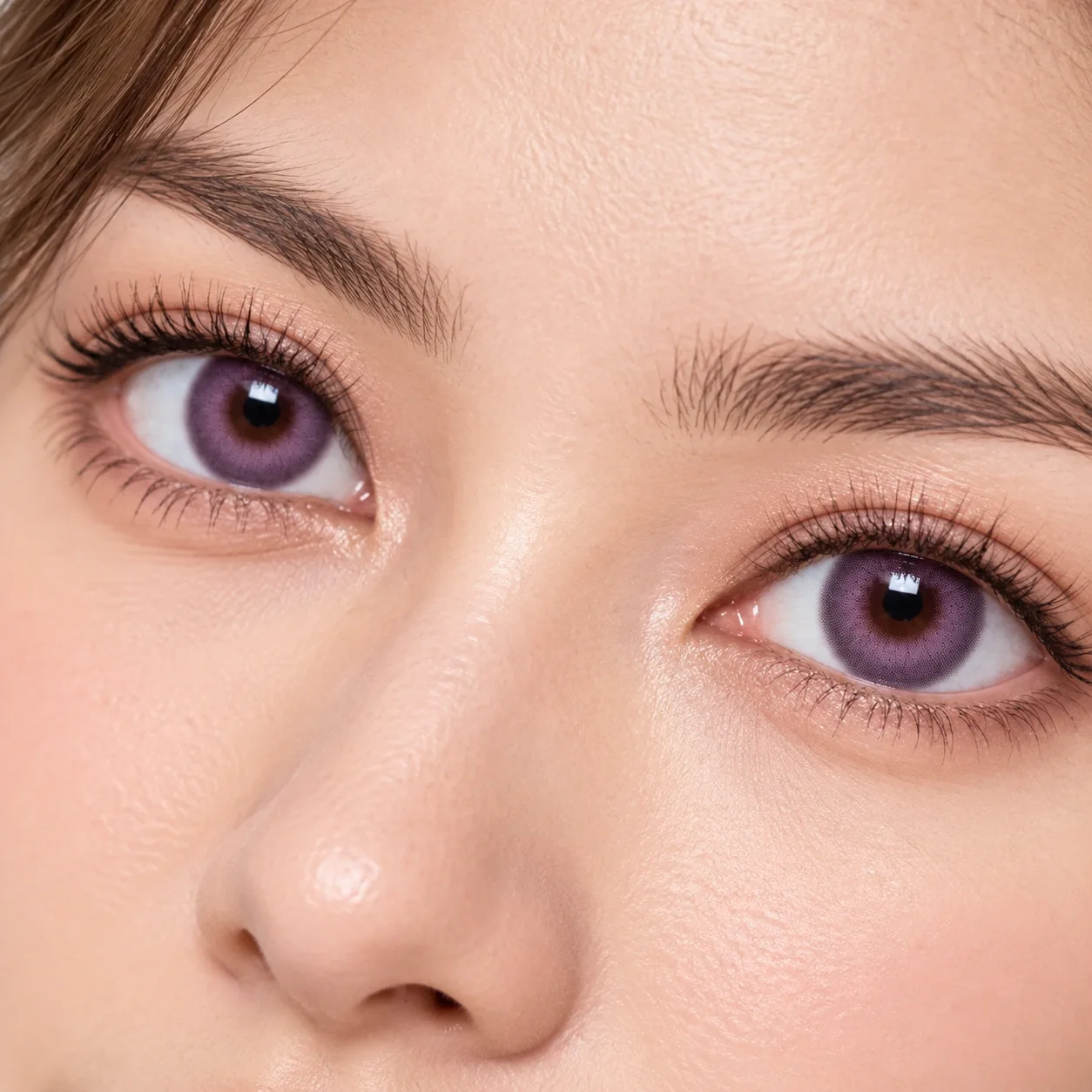 NOVA EYE Flipped Purple Half-Yearly Colored Contact Lenses Black Half-Yearly colored contact lenses 2