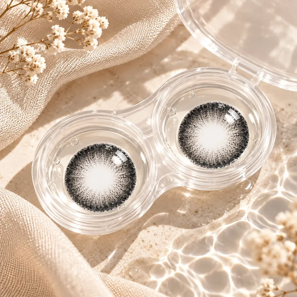 Lensora Studio Island Black Monthly Colored Contact Lenses Black Monthly colored contact lenses 5