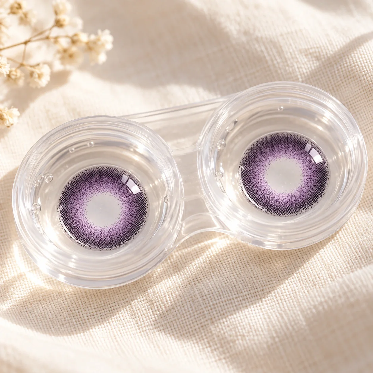 NOVA EYE Flipped Purple Half-Yearly Colored Contact Lenses Black Half-Yearly colored contact lenses 5