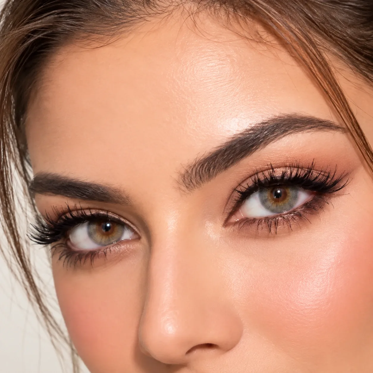 Lensora Studio Lovely Hazel Monthly Colored Contact Lenses Pink Monatslinsen farbige Kontaktlinsen 2