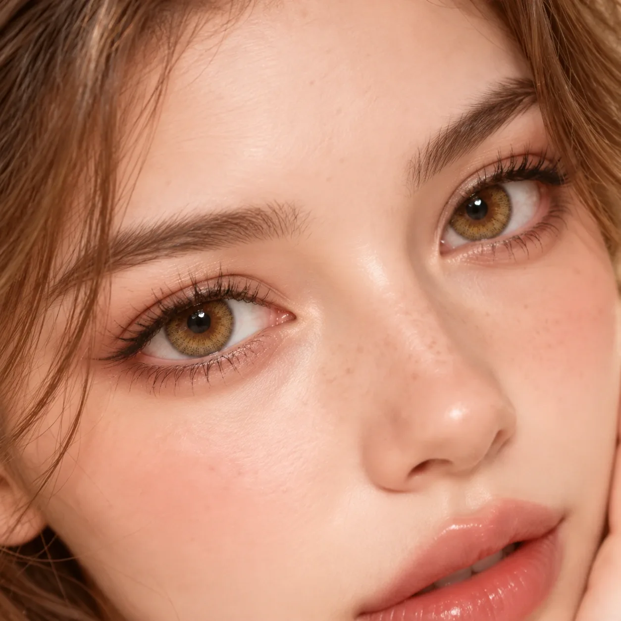 Aurea Dollydream Chocolate Brown Monthly Colored Contact Lenses Purple Monthly colored contact lenses 2