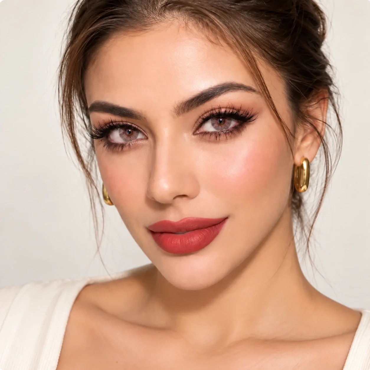 Lensora Studio Lovely Pink Monthly Colored Contact Lenses Black Monatslinsen farbige Kontaktlinsen 4