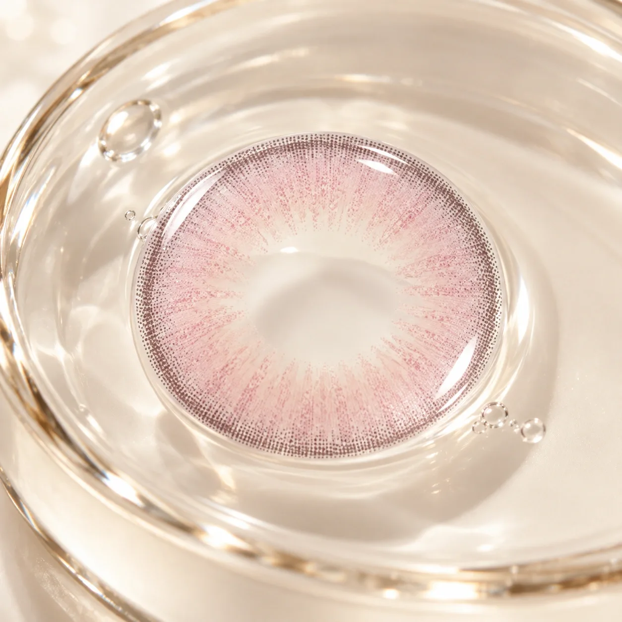 Lensora Studio Lovely Pink Monthly Colored Contact Lenses Black Monatslinsen farbige Kontaktlinsen 3