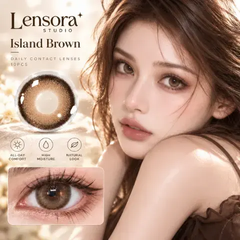 ClearDay Air Brown Daily Colored Contact Lenses Brown Daily colored contact lenses 4