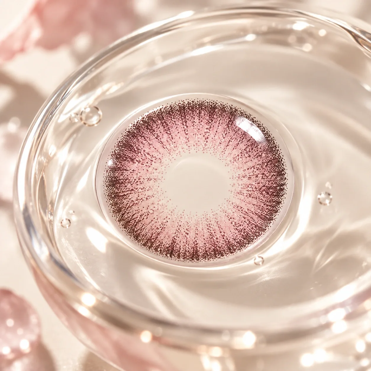 NOVA EYE Flipped Pink Monthly Colored Contact Lenses ピンク マンスリー カラコン 3