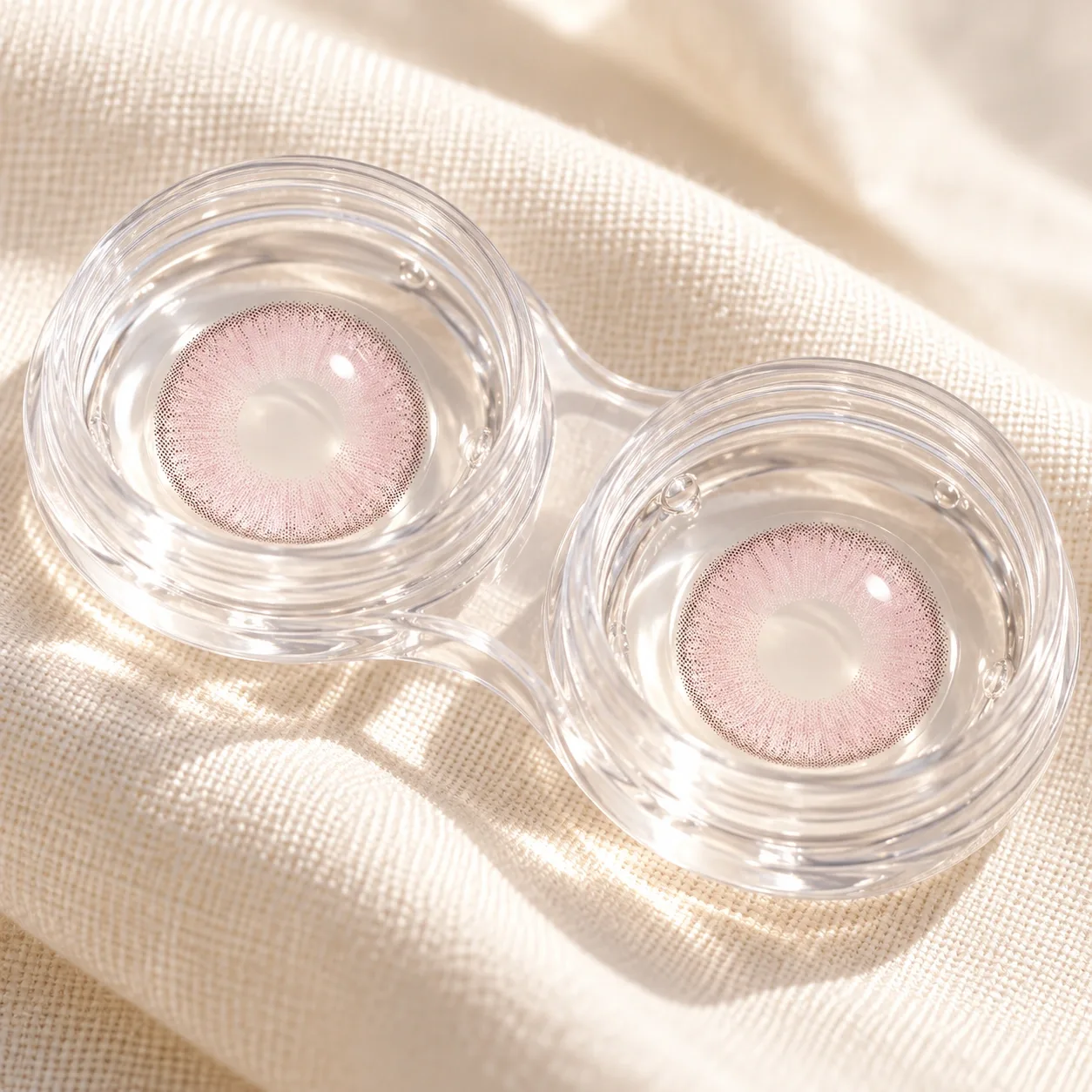 Lensora Studio Lovely Pink Monthly Colored Contact Lenses Black Monatslinsen farbige Kontaktlinsen 5