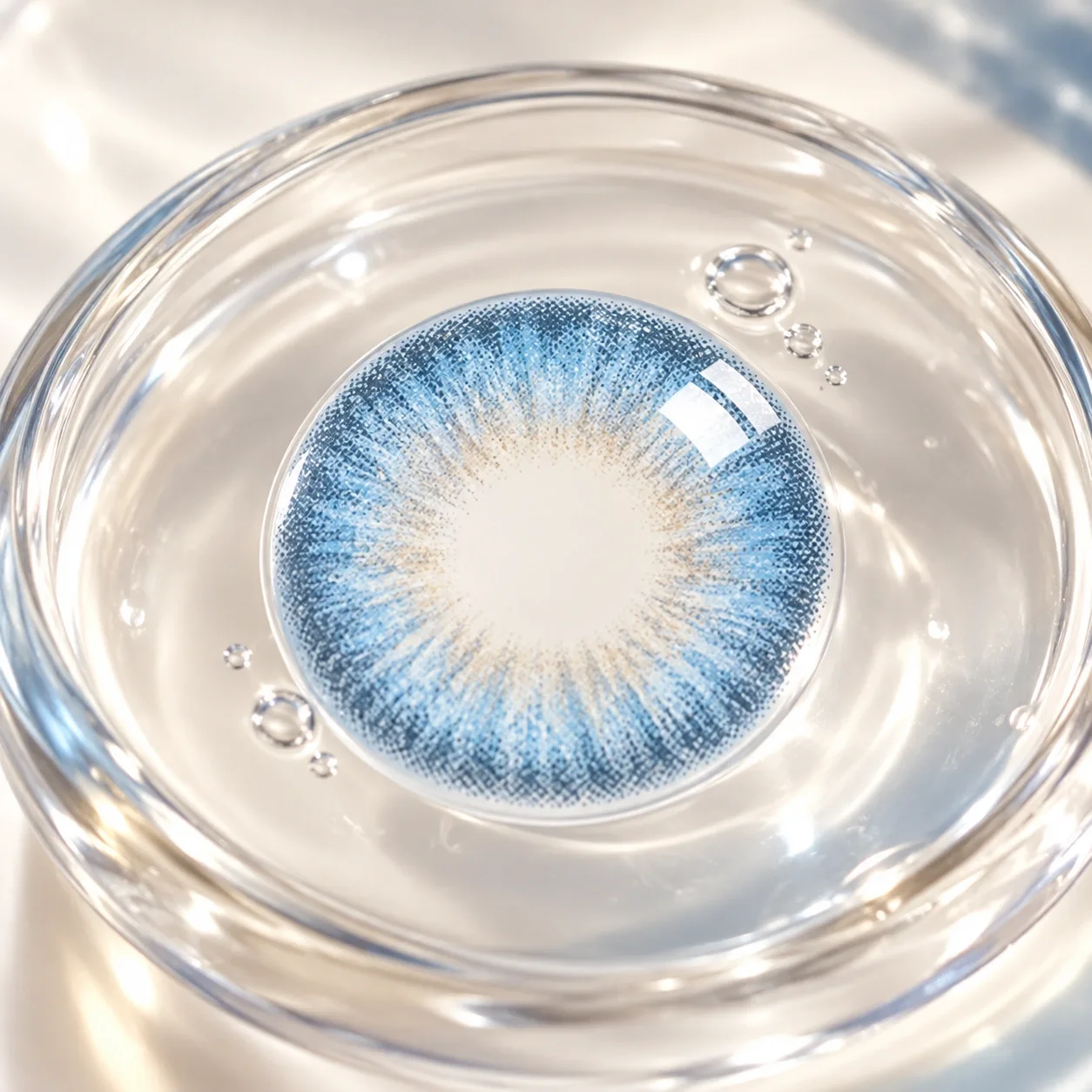 NOVA EYE After School Dark Dark Blue Monthly Colored Contact Lenses Blue Monatslinsen farbige Kontaktlinsen 3