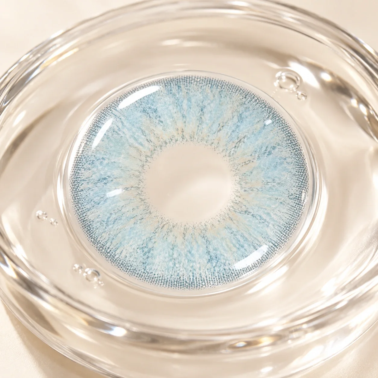NOVA EYE Flipped Blue Monthly Colored Contact Lenses Green Monatslinsen farbige Kontaktlinsen 3