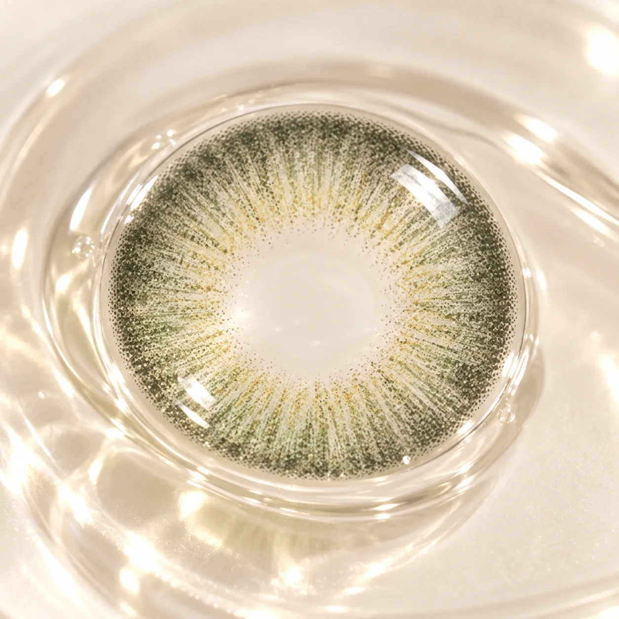 Lensora Studio Lovely Green Monthly Colored Contact Lenses Green Monatslinsen farbige Kontaktlinsen 3