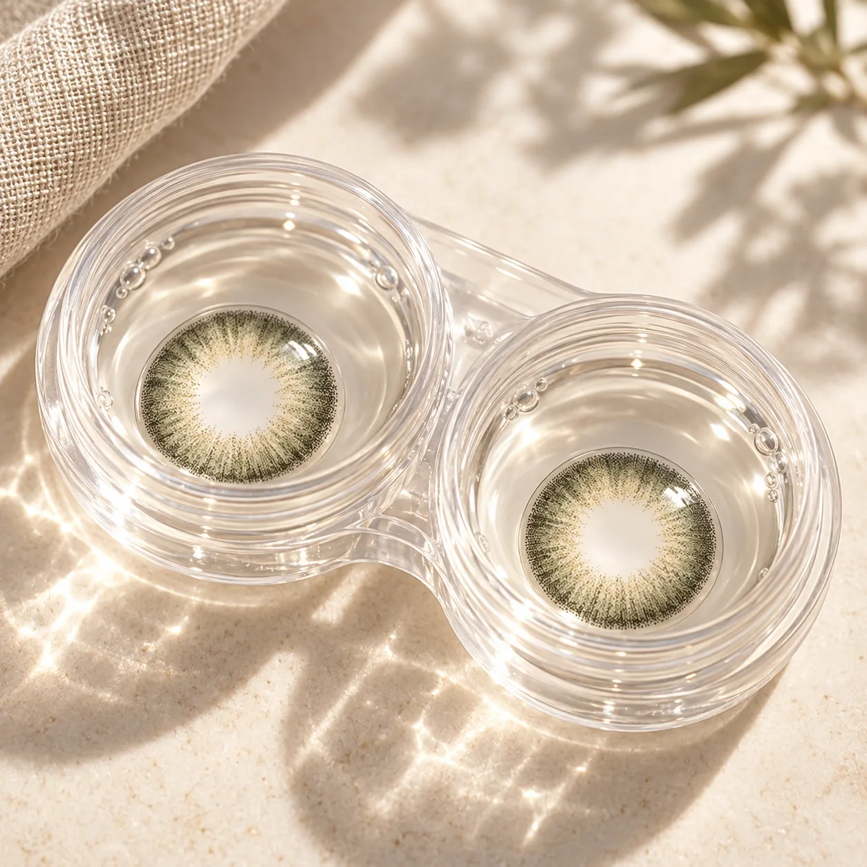 Lensora Studio Lovely Green Monthly Colored Contact Lenses Green Monatslinsen farbige Kontaktlinsen 5