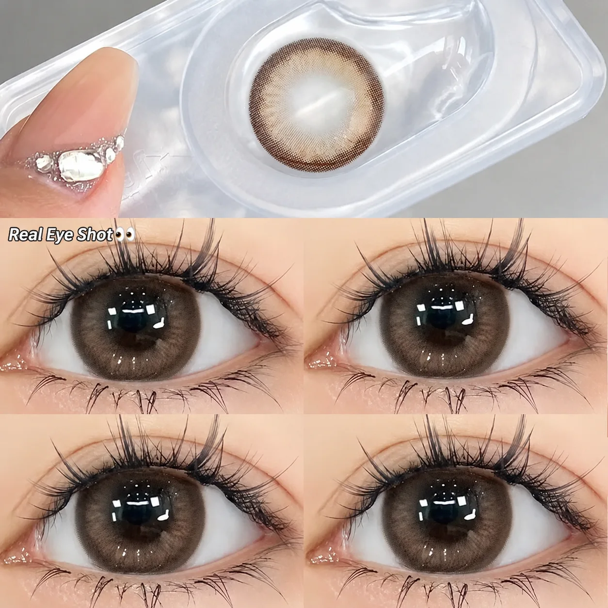 NOVA EYE Flipped Green Daily Colored Contact Lenses グリーン ワンデー カラコン 2