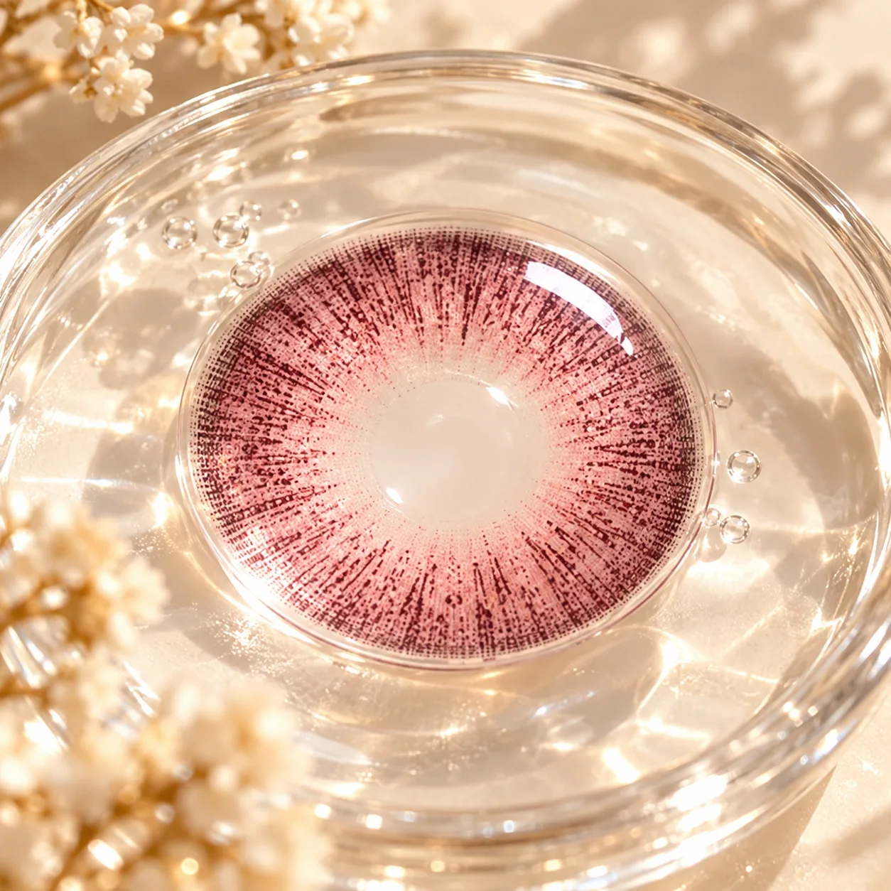 Lensora Studio Island Pink Monthly Colored Contact Lenses Blue Monthly colored contact lenses 3