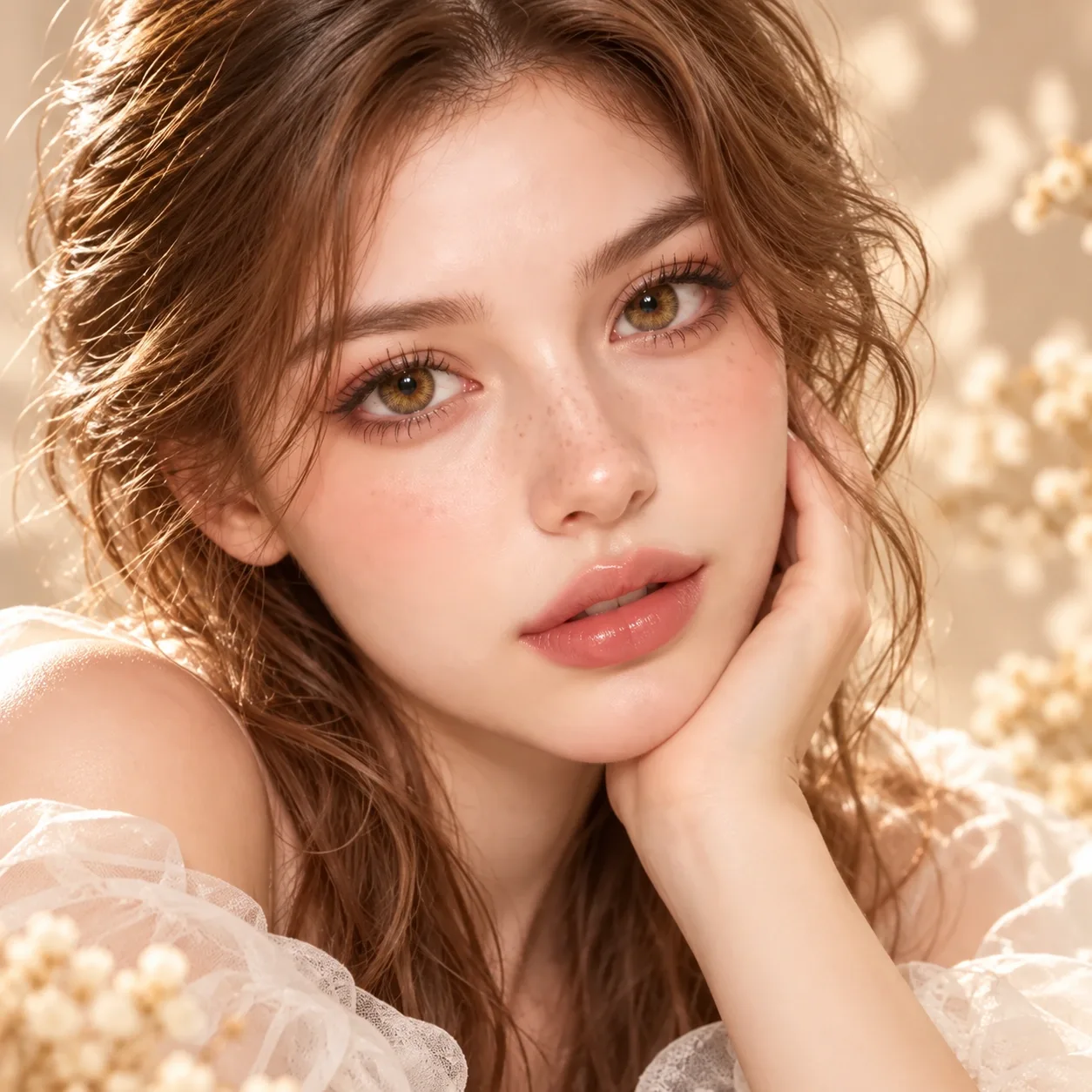 Aurea Dollydream Chocolate Brown Monthly Colored Contact Lenses Purple Monthly colored contact lenses 4