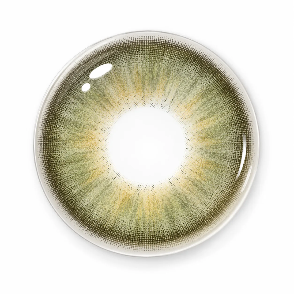 Lensora Studio Island Green Green Tageslinsen farbige Kontaktlinsen 5
