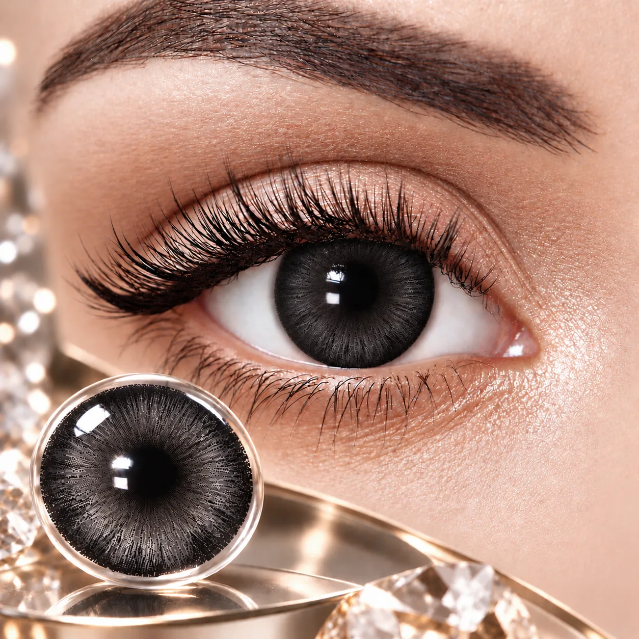 ClearDay Air Black Daily Colored Contact Lenses ブラック ワンデー カラコン