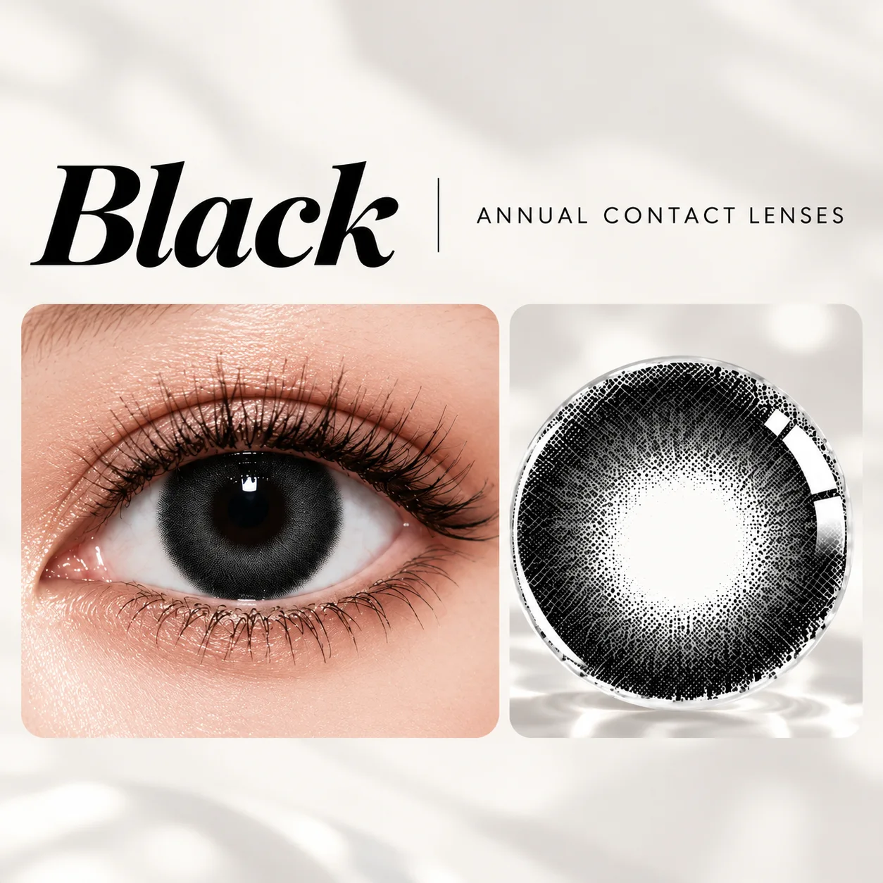 ClearDay Air Black Daily Colored Contact Lenses Black Daily colored contact lenses 3