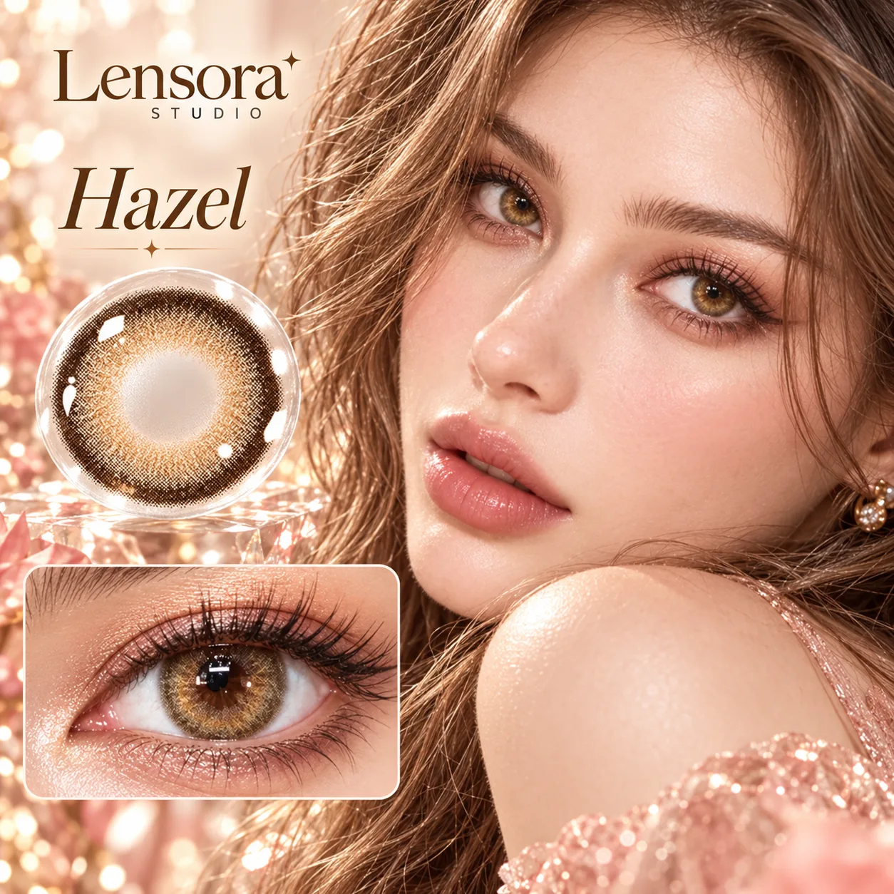 Aurea Dollydream Hazel Half-Yearly Colored Contact Lenses Hazel Half-Yearly farbige Kontaktlinsen 4